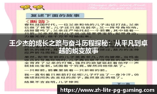 王少杰的成长之路与奋斗历程探秘：从平凡到卓越的蜕变故事